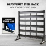 BAUMR-AG 39 Parts Bin Rack Storage System Floor Mount - Blue - Image 4