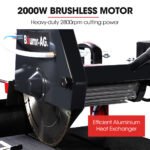 BAUMR-AG 2000W 350mm 14" Brick & Masonry Table Saw, Electric Tile Concrete Cutting, with Stand - Image 3
