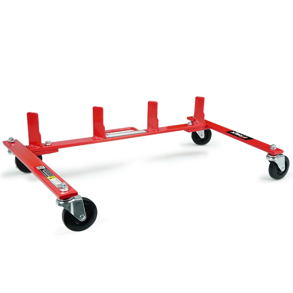 V219-VHWVPRTR4SRA-225367-00 T-Rex Vehicle Positioning Jack Storage Rack Stand, Heavy Duty Design with Locking Castor Wheels - Image 1