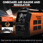 ROSSI 60A Plasma Cutter, Non-Touch Pilot ARC for Easy Cuts of Painted or Rusty Metals, DC Inverter Cutting Machine - Image 8