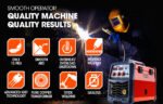 ROSSI 300 Amp MIG Stick Welder, Portable DC Gas Gasless Inverter Welding Machine, 15A Plug - Image 4