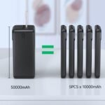 CHOETECH B732 50000mAh Power Bank PD22.5W with Digital Display - Image 3