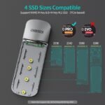 Choetech PC-HDE16 USB-C to M.2 B-Key Hard Drive Enclosure (10Gbps) - Image 3