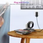 CHOETECH T316 4-in-1 Wireless Charging Station for iPhone/Apple Watch/iPod and all Qi Wireless Cell phones - Image 7