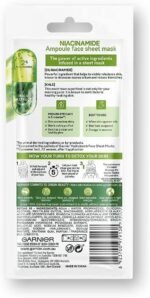Garnier 15g Skin Active Ampoule Sheet Mask Kale/ Niacinamide - Image 5