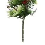 Artificial Hanging Christmas Myrtle and Flowering Holly UV Resistant 78cm - Image 2