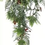 Artificial Hanging Christmas Myrtle and Flowering Holly UV Resistant 78cm - Image 3