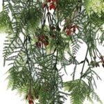 Artificial Hanging Christmas Myrtle and Flowering Holly UV Resistant 78cm - Image 4