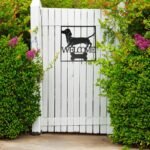 Welcome Dachshund Wall Art 40cm - Image 4
