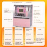 Pink Digital ATM Savings Bank for Kids - Electronic Piggy Bank with PIN & Card for Real Money - Image 2