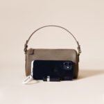 Genuine Leather Boston Bag - Mini Barrel Crossbody & Top Handle Purse(white) - Image 3