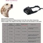3 Pcs Size M Black Breathable Mesh Dog Muzzle - Soft & Comfortable Guard to Prevent Biting, Allows Panting and Drinking - Image 3