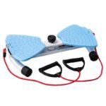 Blue Split Leg & Waist Twister Board - Core Abdominal Trainer with Resistance Bands for Home Fitness - Image 6