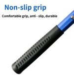 Blue High Strength Large Landing Net - Fishing Net with Long Foldable Handle and Soft Rubber Netting, Dip Net for Fishing, Ideal for Boat, Pier, River Angling - Image 6