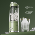 White Portable Automatic Rechargeable Blender Wireless Juicer Mini Ice Crusher for Smoothies & Shakes - Image 2