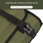 Khaki Outdoor Waterproof Leg Gaiters - Anti-Snake Bite & Scratch Protection Boot Covers - Breathable Nylon Oxford Leg Guards for Hiking Camping - Image 4