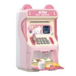 Blue Kids Electronic ATM Piggy Bank - Password Safe Box with Auto Scroll & Music - Educational Saving Toy - Image 5