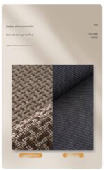 Absorbent & Dirt-Resistant Woven Kitchen Mat - Non-Slip Runner Rug for Home(Style Woven Brown) - Image 2