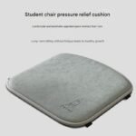 Memory Foam Student Seat Cushion - Pressure Relief, Non-Slip with Adjustable Straps for Healthy Posture(Astronaut Blue 36x34cm) - Image 2