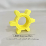 20-Pack Yellow Easy Twist Bottle Cap Opener - Ergonomic Grip for Soda & Drinks - Image 2