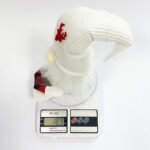 2-Pack Christmas Gnome Decorations - Red & White Long Leg Faceless Santa Elf Plush Ornaments - Image 3
