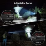 Compact Tactical LED Flashlight - Super Bright 160LM with Adjustable Zoom & Anti-Slip Grip - Image 2