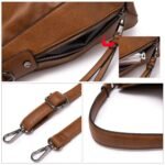 Red Foreign Trade Fashion Large Capacity Handbag - European & American Casual Crossbody Bag, Solid Color Zipper Women's Shoulder Bag - Image 5