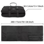 Khaki Portable Outdoor Tactical Shooting Mat - Field Training, Camping, Picnic & Moisture-Proof Nap Pad (200x73 cm / 78x28.5 inches) - Image 3