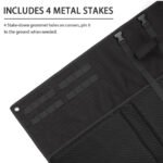 Khaki Portable Outdoor Tactical Shooting Mat - Field Training, Camping, Picnic & Moisture-Proof Nap Pad (200x73 cm / 78x28.5 inches) - Image 4
