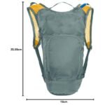 Green Compact Hydration Backpack Lightweight Cycling Daypack for MTB and Running Breathable Mesh Shoulder Straps Outdoor Sports Bag - Image 2