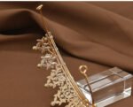 Golden-white Girls Princess Tiara Crown Crystal Rhinestone Headpiece 14cm Diameter for Birthday Party Dance Performance and Flower Girls Elegant Hair Accessory - Image 3