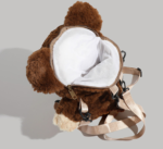 Beige Bear Cute Plush Teddy Bear Backpack Stuffed Animal Rucksack Convertible Shoulder Bag for Girls and Teens Brown Novelty Gift - Image 3