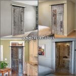 Black 2 Pack Sparkle String Door Curtains 100x200cm Glitter Sequin Tassel Room Divider for Australian Home Decor and Parties - Image 2