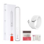 Khaki Pro Portable Electric Nail Drill Kit With 10 Bits - Fast, Quiet, Rechargeable - Image 3