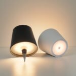 Cream-Coffee Cordless Tri-Color Wine Bottle LED Lamp - Image 4
