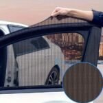 4PCS Car Curtain Screen Mosquito Net for SUV(2 Front + 2 Rear) - Anti-mosquito Shade in Summer, Sun Protection Ventilation Heat Insulation - Image 4