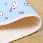 2-Pack Gray Rabbit Pet Summer Cooling Latex Pad (XL Size: 70*50cm) - Breathable Ice Silk & Latex-Filled Dog Bed Cat Sleeping Mat with Non-Slip Base - Image 3