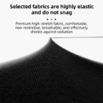 5-Pair Black UV Protection Fingerless Gloves for Nail Art Curing and Cycling Sun Protection - Made of Nylon/Spandex, Manicure Hand Care - Image 3