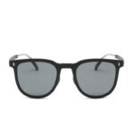 Ultra-Light Foldable TR Sunglasses for Women with Storage Bag - 15Â° Adjustable Temples & Premium Hinges, UV Protection (Black Frame/Grey Lenses)