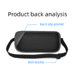 Beige RFID Blocking Slim Anti-Theft Fanny Pack for Outdoor Travel - Hidden Money Belt for Passport, Documents & Cash - Image 5