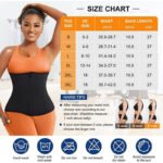Silver Ion Sauna Waist Trainer for Women(Size M) - 2-in-1 Zipper and Hook/Eye Sweat-Wicking Sports Girdle, Postpartum Fitness Shapewear - Image 5