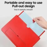 Black 20-Inch Ultra-Clear Portable Retractable HD Mobile Phone Screen Magnifier - Eye Protection Fresnel Lens Projector, with Built-in Phone Holder & Adjustable Base - Image 4