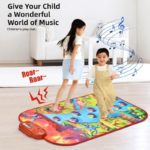 2-Pack Kids Multifunctional Electronic Dance Mat - Undersea World & Space Theme Play Mat with Sound Recognition for Early Education and Physical Exercise - Image 2