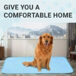 Blue Pet Summer Ice Silk Cooling Mat - Breathable Latex Sleep Pad for Dogs & Cats (50*40cm) - Image 4