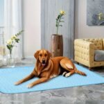 Blue Pet Summer Ice Silk Cooling Mat - Breathable Latex Sleep Pad for Dogs & Cats (100*70cm) - Image 5