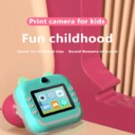 Blue cat Kids Instant Print Camera Zero Ink Digital Video Recorder with 32GB Card and 3 Paper Rolls Portable Rechargeable Toy Gift - Image 7