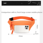 Black Women's Fashion Crossbody Sling Bag Large Capacity Casual Shoulder Bag Waterproof Nylon Waist Pack for Travel Sports - Image 6