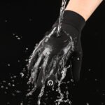Grey Winter Thermal Gloves for Men Outdoor Cycling Driving Waterproof Touch Screen Warm Fleece Lining Anti-Slip(Size:L) - Image 3