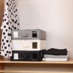 Black Foldable Oxford Fabric Storage Box with Clear Window - Large Capacity Organizer for Bedding, Clothes & More | Collapsible Design with Handle and Labeling Space - Image 2