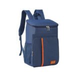 Navy blue Large Capacity Insulated Cooler Backpack 20.5L Leakproof Thermal Lunch Bag Waterproof Soft Sided Cooling Rucksack for Camping Picnic Beach & Work